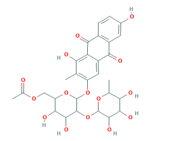 1,3,6-三羥基-2-甲基蒽醌-3-O-(O-6'-乙酰基)-新橙皮糖苷